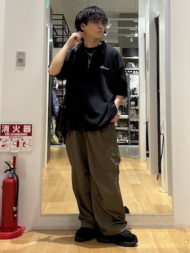 「LAKOLE（ラコレ）のアイテム」を使った、ぬまさん（メンズ・166cm）の春コーディネート