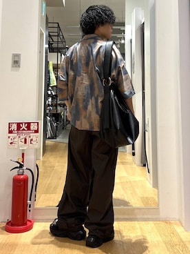「LAKOLE（ラコレ）のアイテム（シャツ/ブラウス）」を使った、ぬまさん（メンズ・166cm）の夏コーディネート