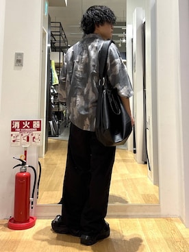 「LAKOLE（ラコレ）のアイテム（シャツ/ブラウス）」を使った、ぬまさん（メンズ・166cm）の夏コーディネート