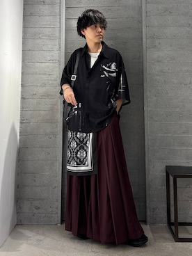「ベーシック/シンプル」｜「アイテム（財布/小物）」を使った、ぬまさん（メンズ・166cm）の夏コーディネート