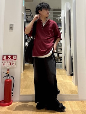「LAKOLE（ラコレ）のアイテム」を使った、ぬまさん（メンズ・166cm）の夏コーディネート