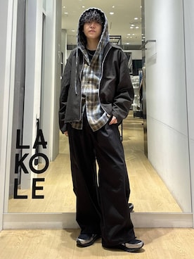 「アイテム（スニーカー、その他）」を使った、ぬまさん（メンズ・166cm）の秋コーディネート
