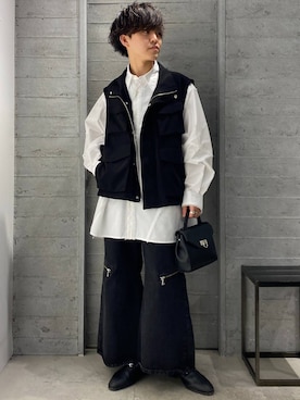 「アイテム（ブルゾン）」を使った、ぬまさん（メンズ・166cm・20代）の春コーディネート