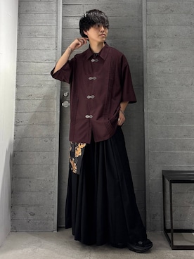 「アイテム（バンダナ/スカーフ）」を使った、ぬまさん（メンズ・166cm・20代）の夏コーディネート
