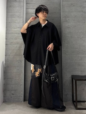 「ベーシック/シンプル」｜「アイテム（財布/小物）」を使った、ぬまさん（メンズ・166cm）の夏コーディネート