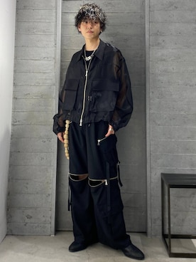 「アイテム（ブルゾン）」を使った、ぬまさん（メンズ・166cm・20代）の夏コーディネート