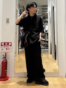 「アイテム（収納グッズ）」を使った、ぬまさん（メンズ・166cm）の春コーディネート