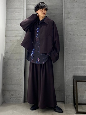 「アイテム（ブルゾン）」を使った、ぬまさん（メンズ・166cm・20代）の秋コーディネート