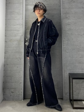 「アイテム（ブルゾン）」を使った、ぬまさん（メンズ・166cm・20代）の夏コーディネート