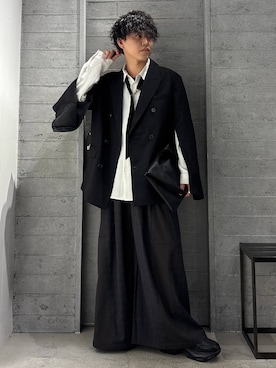 「アイテム（テーラードジャケット）」を使った、ぬまさん（メンズ・166cm・20代）の夏コーディネート