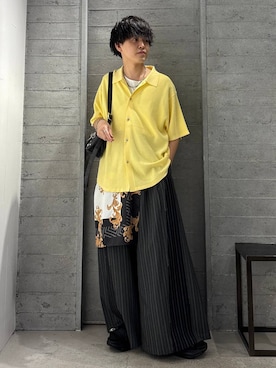 「アイテム（バンダナ/スカーフ）」を使った、ぬまさん（メンズ・166cm・20代）の夏コーディネート