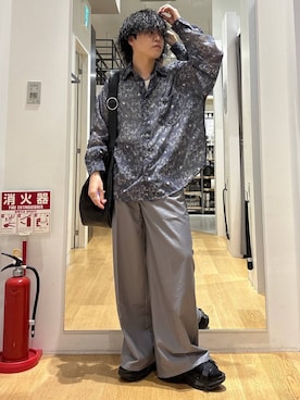 「LAKOLE（ラコレ）の＜接触冷感＞シックク－ルタンクトップ / 1045104（ジャージ、ホワイト系）」を使った、ぬまさん（メンズ・166cm）の夏コーディネート