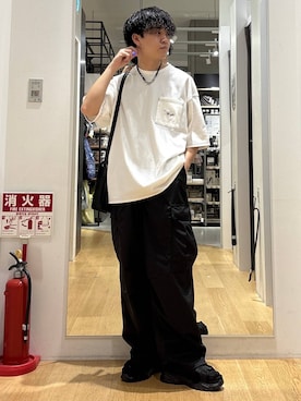 「LAKOLE（ラコレ）のアイテム」を使った、ぬまさん（メンズ・166cm）の春コーディネート