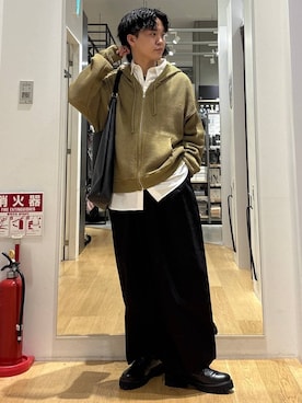 「LAKOLE（ラコレ）のアイテム」を使った、ぬまさん（メンズ・166cm）の春コーディネート