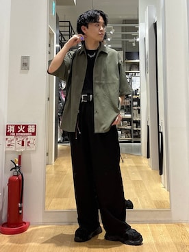 「LAKOLE（ラコレ）のアイテム」を使った、ぬまさん（メンズ・166cm）の春コーディネート