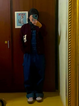 「レタードカーディガン」｜room73さん（レディース・158cm）の秋コーディネート