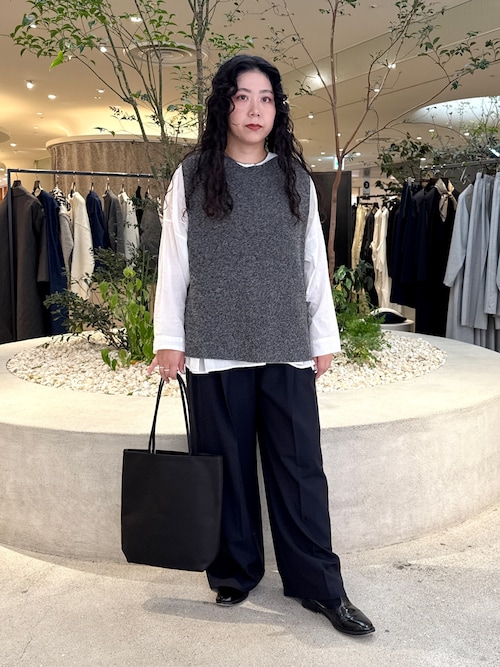 新品✨タグ付 かぐれ ドライコットンニット ベスト 黒 かぐれ｜ドライコットンニットベスト | Rakuten Fashion(楽天