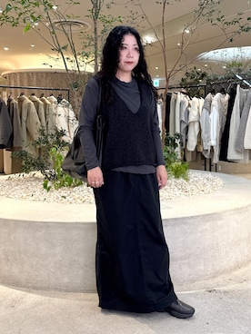 「かぐれ（カグレ）のアイテム（ニット/セーター）」を使った、sakaiさん（レディース・160cm）の秋コーディネート