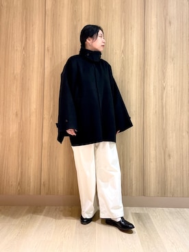 「かぐれ（カグレ）のアイテム（その他アウター）」を使った、sakaiさん（レディース・160cm）の秋コーディネート