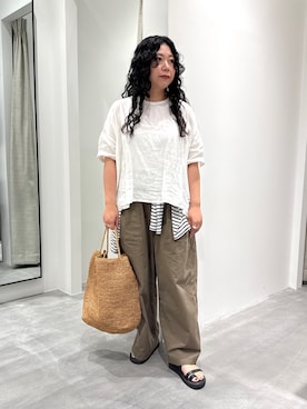 「かぐれ（カグレ）のアイテム」を使った、sakaiさん（レディース・160cm）の夏コーディネート