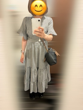 「アイテム（ワンピース/ドレス、その他）」を使った、めーさん（レディース・154cm）の夏コーディネート