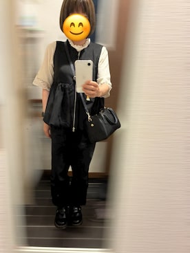 「アイテム（パンツ）」を使った、めーさん（レディース・154cm・50代）の秋コーディネート