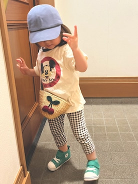 「保育園着」｜pomさん（キッズ・90cm）の夏コーディネート