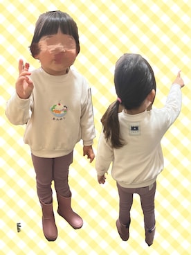 「ながぐつ」｜pomさん（キッズ・90cm）の春コーディネート