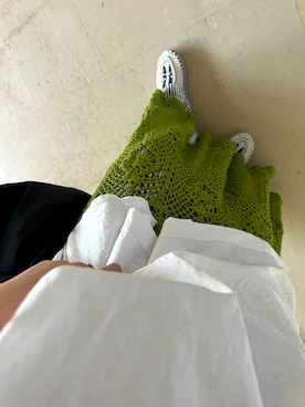 「ZURI（ズリ）のアイテム」を使った、m.sさん（レディース・160cm）の春コーディネート