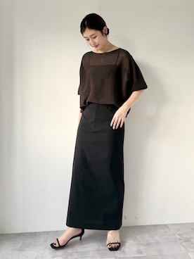 「ビジネススタイル」｜古川さん（レディース・163cm）の夏コーディネート