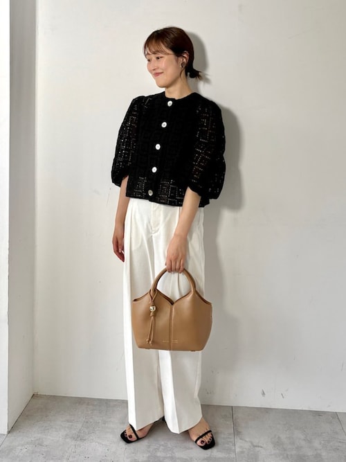 ブラウス シャツ 「手洗い可能」Broche スクエア レース 2WAY ブラウス レディース セール】〈手洗い可能〉Broche スクエア レース 2WAY ブラウス
