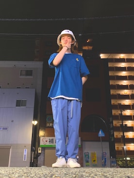 「メンズライクコーデ」｜H.さん（メンズ・174cm）の夏コーディネート