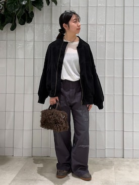 「MOHI（モヒ）のアイテム」を使った、stj04190618さん（レディース・153cm）の秋コーディネート
