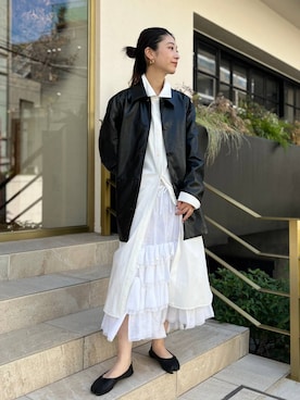 「アイテム（ジャケット/アウター）」を使った、ruiさん（レディース・158cm・20代）の夏コーディネート