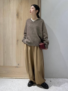 「アイテム（チョーカー）」を使った、ruiさん（レディース・158cm・20代）の冬コーディネート