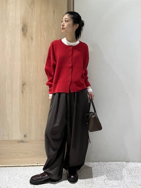 「アイテム（その他トップス）」を使った、ruiさん（レディース・158cm）の秋コーディネート