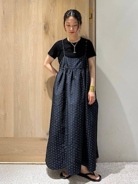 「アイテム（バングル/リストバンド）」を使った、ruiさん（レディース・158cm・20代）の夏コーディネート