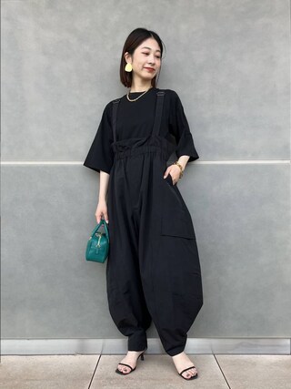 2024✨ カレンソロジー　コットンナイロンサロペットパンツ　ブラウン　F カレンソロジー ブラウン サロペット コットン - メルカリ