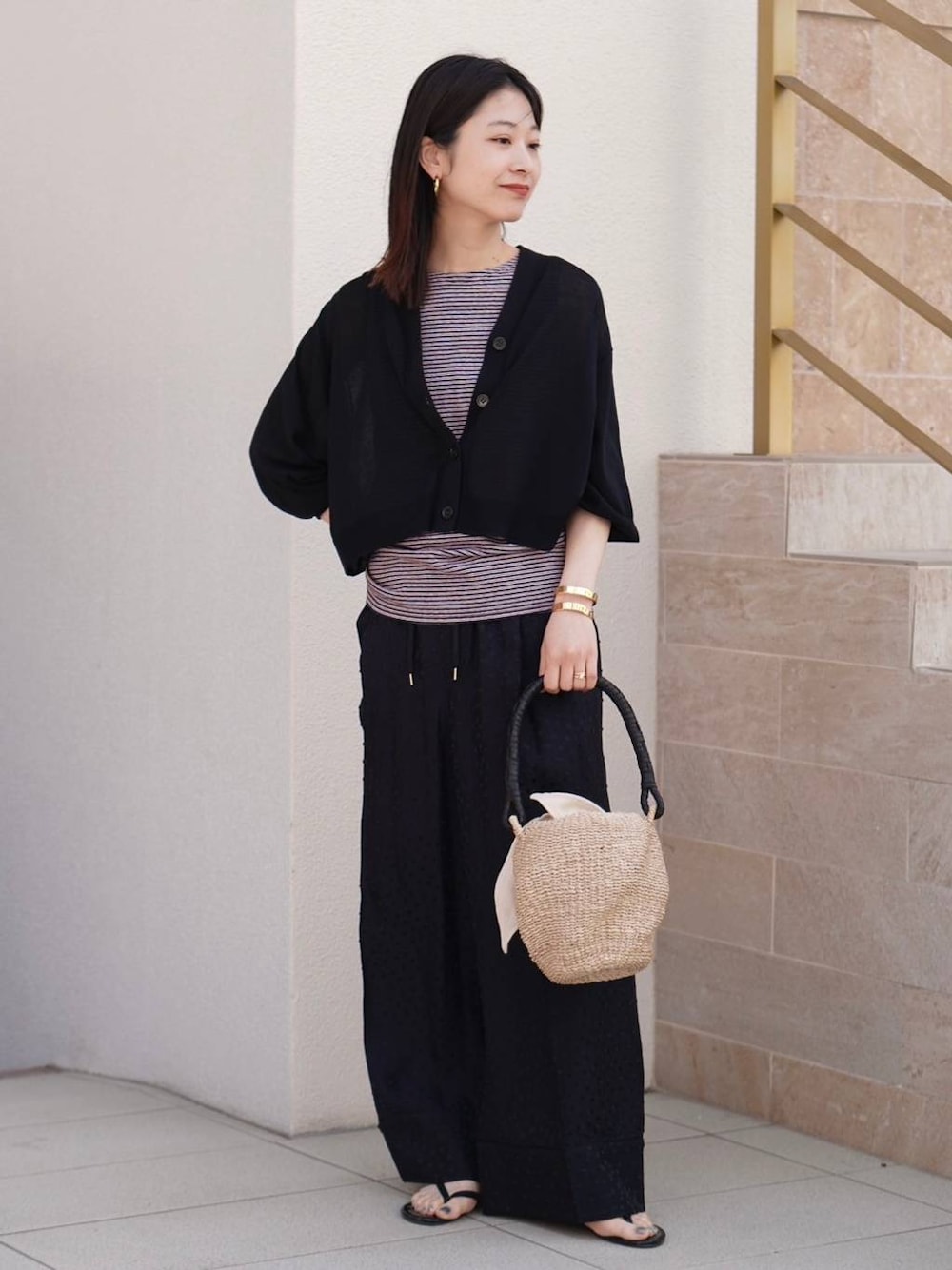 Curensology(カレンソロジー)/ドットカットジャガードパンツを使った