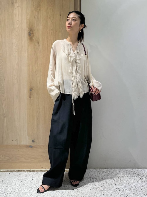 Curensology(カレンソロジー)/ウールミックスボイルフリル