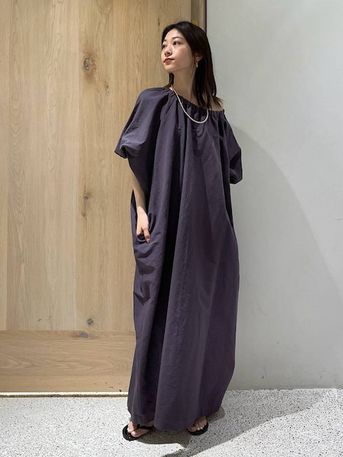 <再値下げ> カレンソロジー リネンドルマンワンピース オフショルダー 再値下げ> カレンソロジー リネンドルマンワンピース オフ