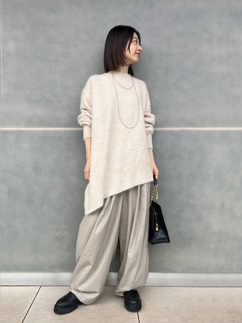 Curensology(カレンソロジー)/ウールストレッチドロストパンツ