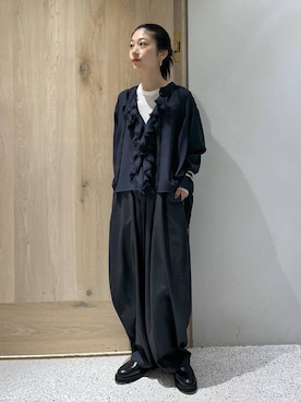 「アイテム（その他トップス）」を使った、ruiさん（レディース・158cm・20代）の秋コーディネート