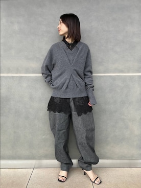 Curensology(カレンソロジー)/オーガンビジューブラウスを使った人気