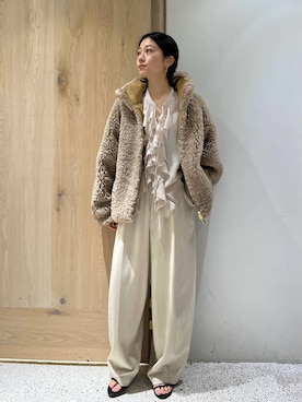 「Curensology（カレンソロジー）のアイテム（ブルゾン）」を使った、ruiさん（レディース・158cm）の秋コーディネート