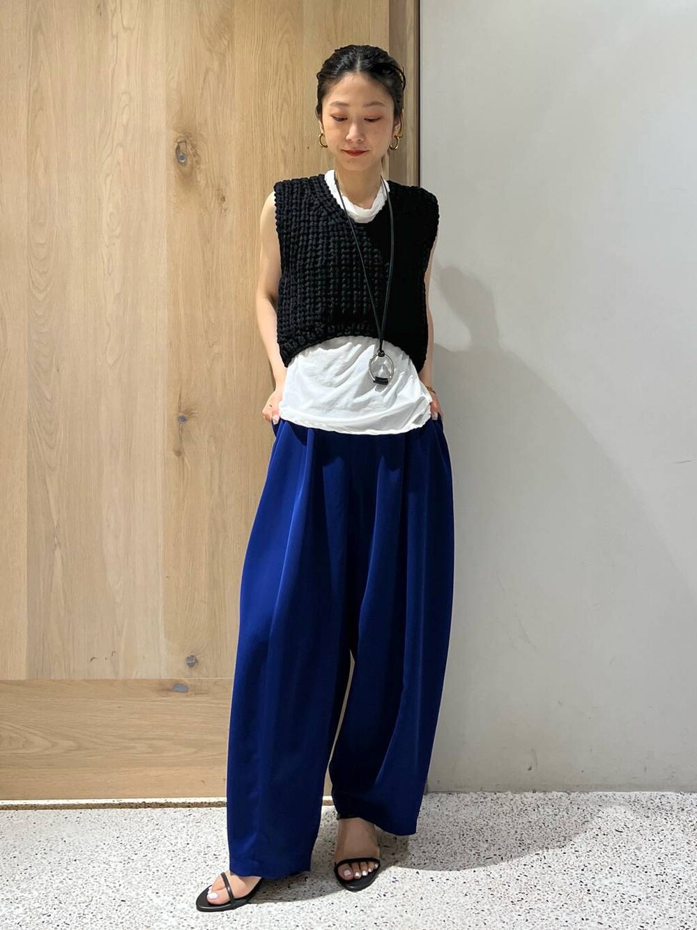 Curensology ローゲージハンドニットベスト Curensology（カレンソロジー）の「Curensology(カレンソロジー