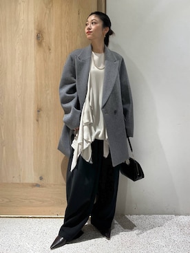 「アイテム（テーラードジャケット）」を使った、ruiさん（レディース・158cm・20代）の秋コーディネート