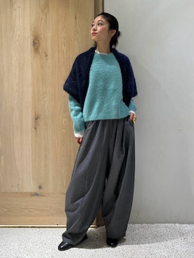 「アイテム（その他トップス）」を使った、ruiさん（レディース・158cm）の秋コーディネート