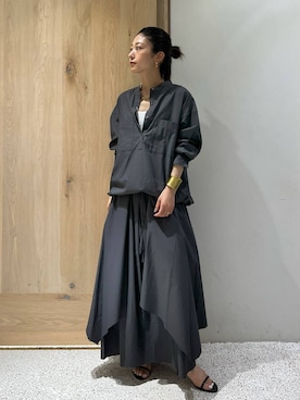 「アイテム（バングル/リストバンド）」を使った、ruiさん（レディース・158cm・20代）の夏コーディネート