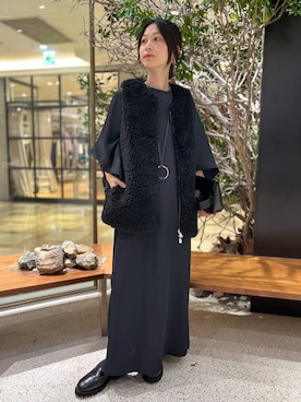 「アイテム（ベスト）」を使った、ruiさん（レディース・158cm・20代）の秋コーディネート